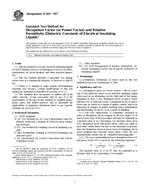 ASTM D924-03