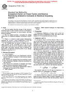ASTM D924-03a