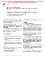 ASTM C140-01ae1