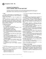 ASTM D5865-99a