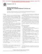 ASTM C387-04