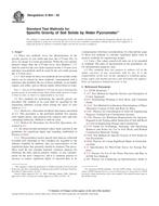ASTM D854-05