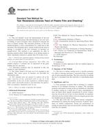ASTM D1004-07