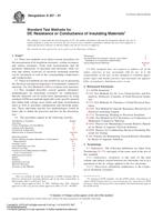 ASTM D257-07