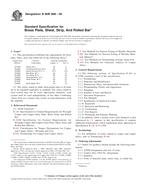 ASTM B36/B36M-08