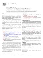 ASTM D3437-10