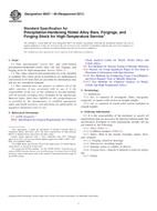 ASTM B637-06(2011)