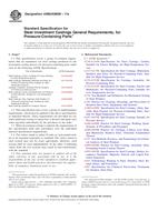 ASTM A985/A985M-11a