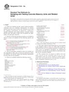 ASTM C140-12a
