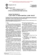 ASTM D93-85