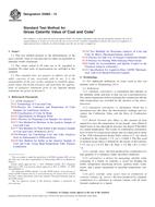 ASTM D5865-13