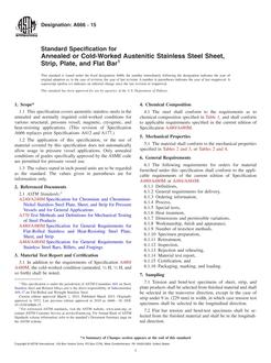 ASTM A666-15