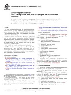 ASTM B16/B16M-10(2015)