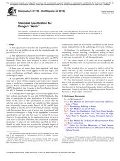 ASTM D1193-06(2018)