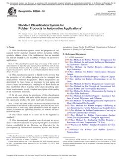 ASTM D2000-18