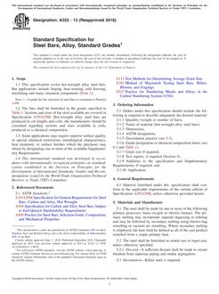 ASTM A322-13(2018)
