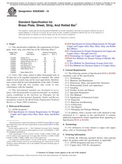 ASTM B36/B36M-18
