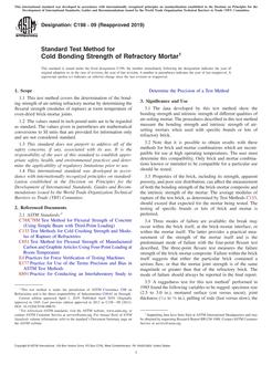 ASTM C198-09(2019)