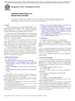ASTM B160-05(2019)