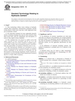ASTM C219-19