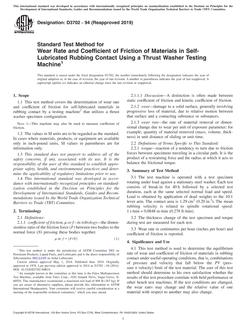 ASTM D3702-94(2019)