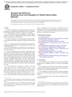 ASTM D5035-11(2019)