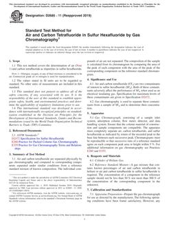 ASTM D2685-11(2019)
