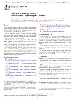 ASTM C219-19a
