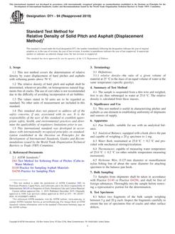 ASTM D71-94(2019)