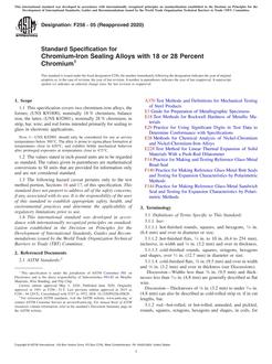 ASTM F256-05(2020)