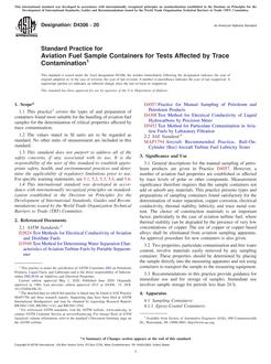 ASTM D4306-20