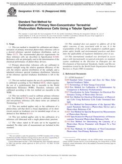 ASTM E1125-16(2020)