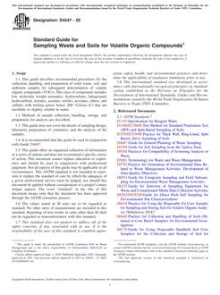 ASTM D4547-20
