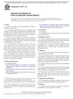 ASTM C1437-20
