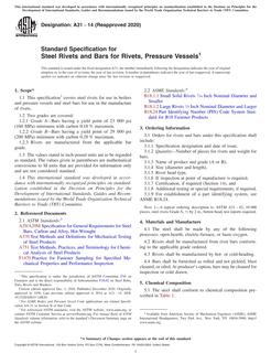 ASTM A31-14(2020)