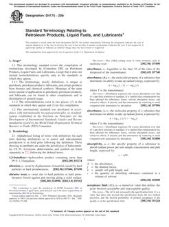 ASTM D4175-20b