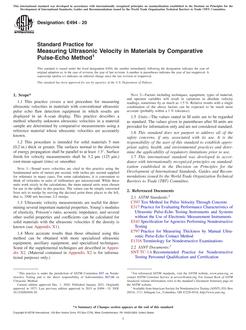 ASTM E494-20