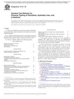 ASTM C110-20