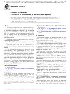 ASTM E1054-21e1