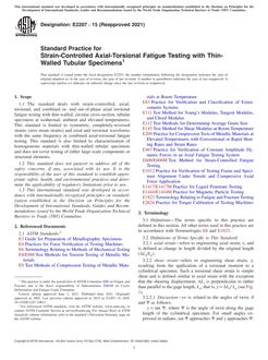 ASTM E2207-15(2021)