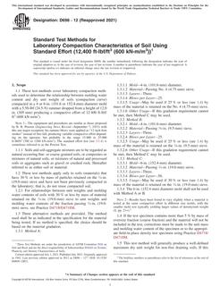 ASTM D698-12(2021)