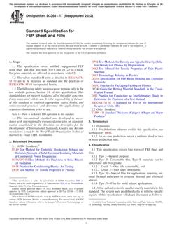 ASTM D3368-17(2022)