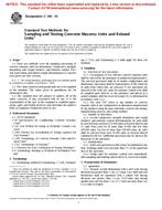 ASTM C140-01