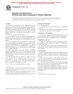 ASTM D1921-01